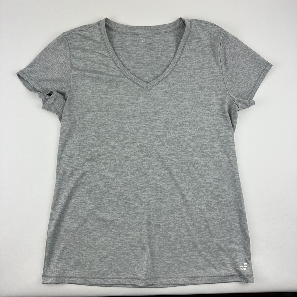 BCG Tshirt Womens Large Gray Veck